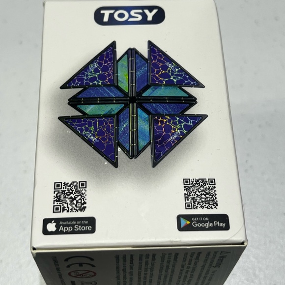 TOSY Magnet Pyramid Stone - 1 Cube Transforms into 1 Billion Shapes, 12 Pieces, - Picture 8 of 13